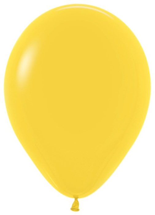 Шарики с гелием 12″ (30 cm) Желтый (020) Sempertex (Колумбия)
