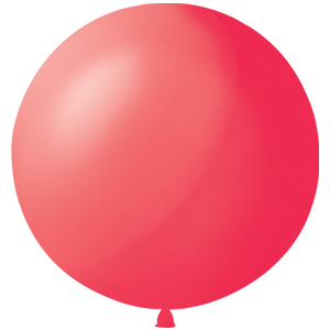 Воздушный шар с гелием 36″ 91см Пастель RED 006