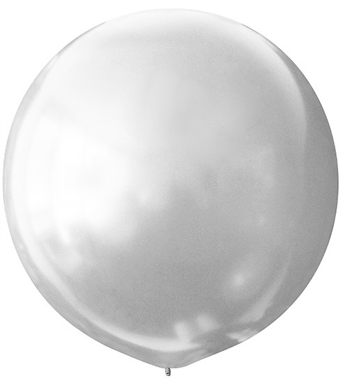 Воздушный шар с гелием 30″ 76см Перламутр WHITE 072