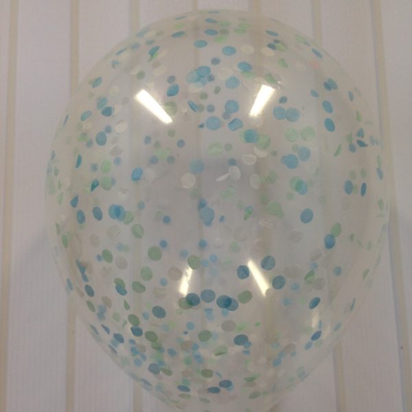 Воздушный шар с конфетти и гелием 12″ (30 см)