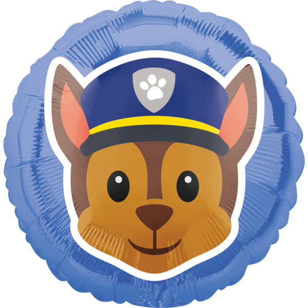 Шар с гелием (18″/46 см) Круг, Чейз смайлик